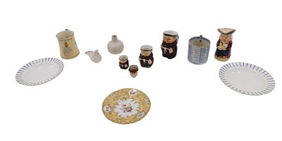 Lot 808 - A 19thC St Leger centenary blue printed mug,...