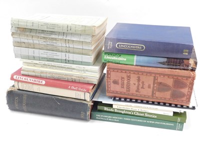 Lot 845 - A quantity of Lincolnshire related books,...