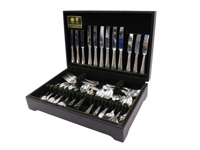Lot 762 - An Arthur Price six place cutlery set, silver...