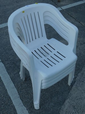 Lot 1639 - Assorted garden furniture, comprising a three...