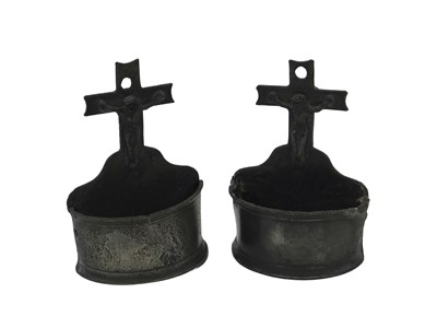 Lot 357 - Two similar late 17th/early 18thC Continental...