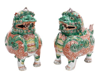Lot 6 - An extremely rare pair of Kangxi period...
