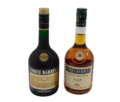 Lot 777 - Two bottles of brandy, comprising Three...