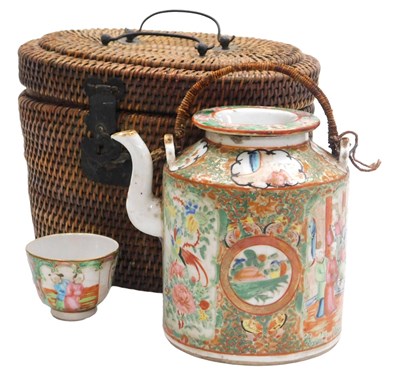 Lot 61 - A 19thC Chinese Qing dynasty Cantonese famille...