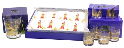 Lot 63 - A set of six Shanghai Tang glass...