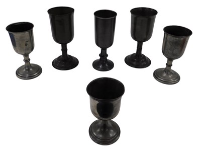 Lot 362 - Four early 19thC and later pewter...