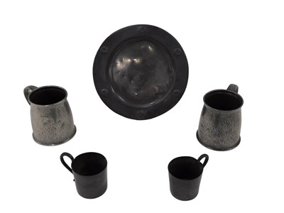 Lot 369a - A quantity of Liberty Tudric pewter items, to...