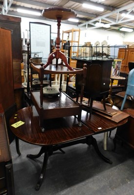 Lot 1519 - A group of furniture, to include a two tier...