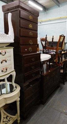 Lot 1536 - A group of furniture, to include a chest of...