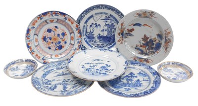 Lot 37 - A group of late 18thC Chinese export porcelain...