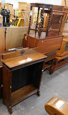 Lot 1559 - A group of furniture, to include an open front...