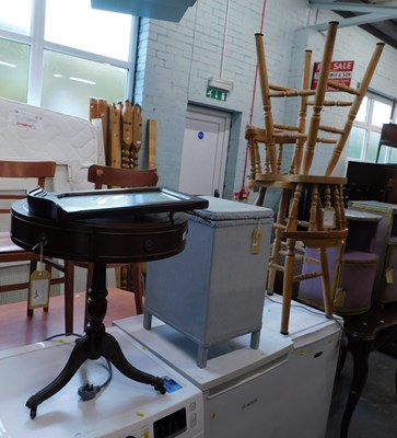 Lot 1564 - A group of furniture, to include a circular...