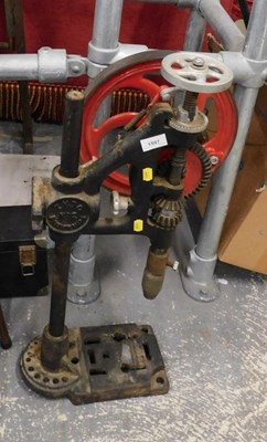 Lot 1597 - A Zyto no.2 British Made hand powered pillar...