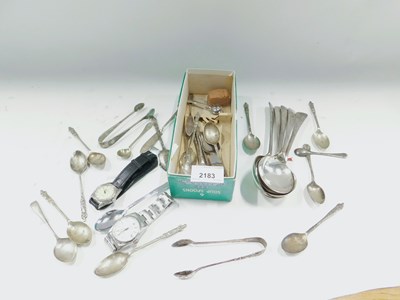 Lot 2183 - Various silver plated stainless steel cutlery...