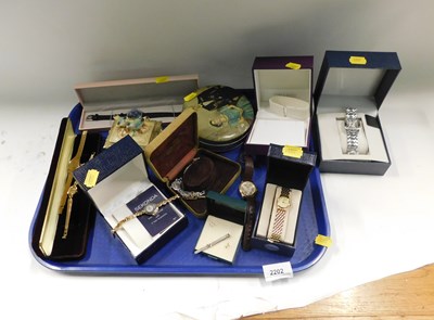Lot 2202 - Costume jewellery, mainly lady's wristwatches,...