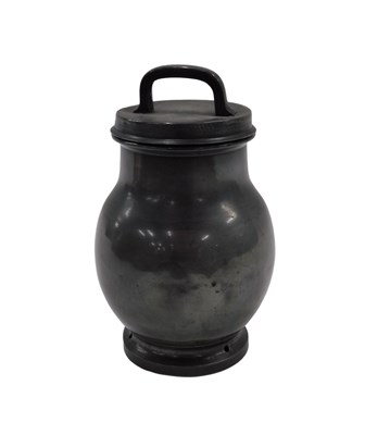 Lot 391 - A 19thC Sorbetiere, of baluster form, stamped...