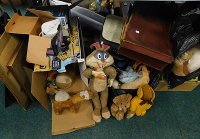 Lot 2248 - Soft toys and housewares, to include a large...