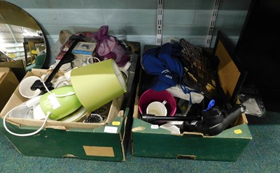 Lot 2044A - Household wares, china, glassware, camera...