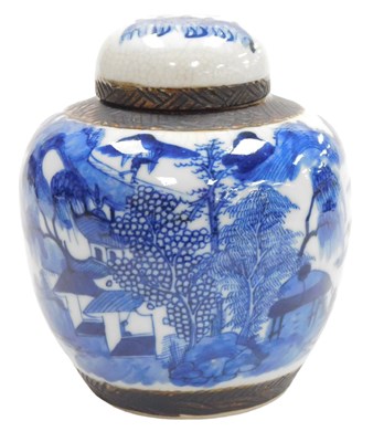 Lot 50 - A 19thC Chinese Qing dynasty blue and white...