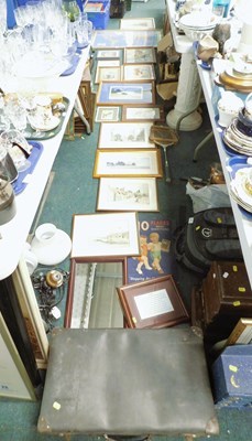 Lot 2255 - Various pictures and prints, to include...
