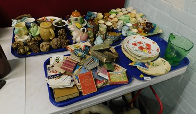 Lot 2258 - A collection of novelty egg cup.