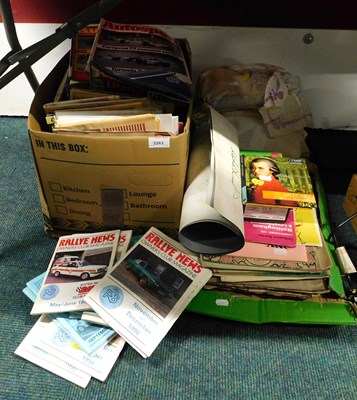 Lot 2263 - Newspapers and ephemera, to include 1980s and...