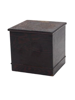 Lot 996 - A Victorian simulated rosewood painted box...