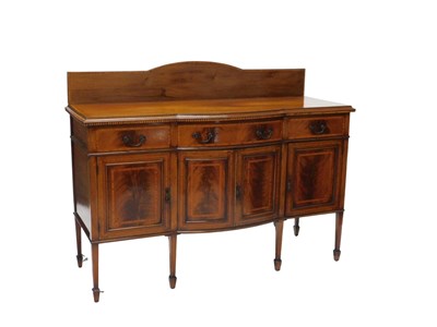 Lot 1044 - An Edwardian mahogany and satinwood cross...