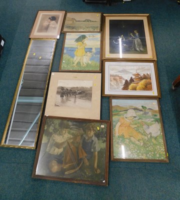 Lot 2306 - Framed pictures and prints, to include...