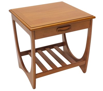 Lot 1000 - A G-plan teak small coffee table, the...