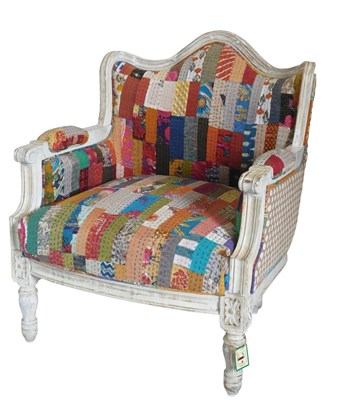 Lot 1048 - A Continental white painted show frame...