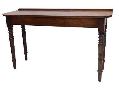 Lot 1013 - A Victorian mahogany serving table, the...