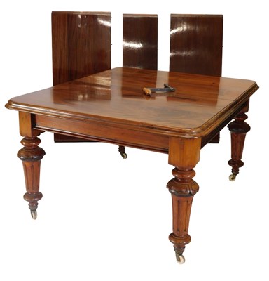 Lot 1018 - An early Victorian mahogany extending dining...