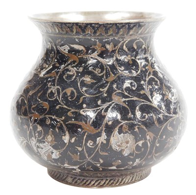 Lot 75 - An early 20thC Indian silver bidri...