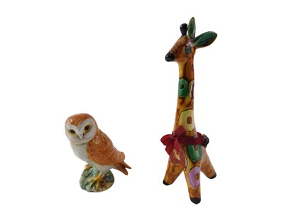 Lot 466a - A Beswick owl, and a 1960s Russian Lomonosov...