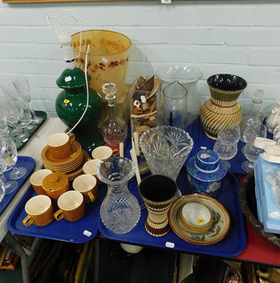 Lot 2251a - A quantity of cut glass, to include decanters,...