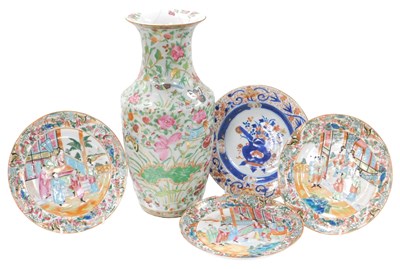 Lot 131 - Three 19thC Chinese Qing dynasty Cantonese...