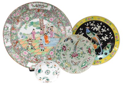 Lot 140 - A late 19thC Cantonese famille rose porcelain...
