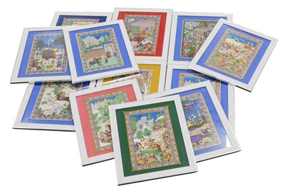 Lot 146 - Persian School. Court scenes with Emporers,...