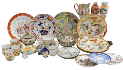 Lot 145 - A group of 20thC Japanese pottery and...