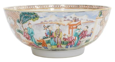 Lot 16 - A late 18thC Chinese Qianlong export ware...