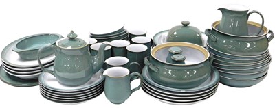 Lot 169 - A Denby Regency Green pattern dinner tea and...
