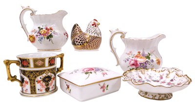 Lot 173 - A Royal Crown Derby Imari porcelain Hen...