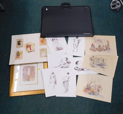 Lot 2120A - A quantity of pictures and prints, including...