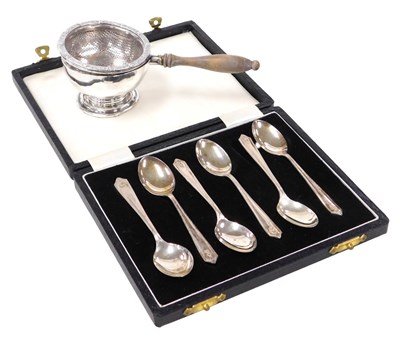 Lot 236 - A set of six Elizabeth II silver coffee spoons,...