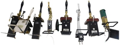 Lot 217 - Assorted pub beer pumps, together with pumps...