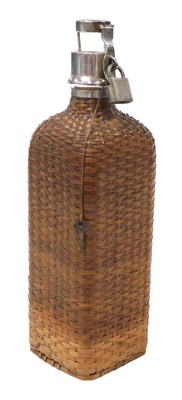 Lot 273 - An Edward VII cut glass and silver mounted...