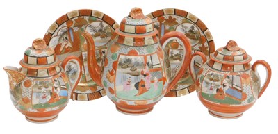 Lot 108A - A group of early 20thC Japanese Kutani...