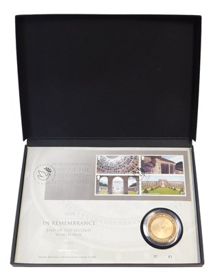 Lot 9 - A Royal Mint & Royal Mail Remembrance gold...