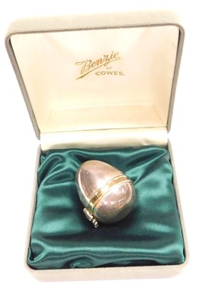 Lot 306 - An Elizabeth II silver and silver gilt ring...